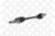 Drive shaft for Ford Focus/S-Max 04, Volvo C30/S40 04-