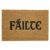 Door Mat JVL Irish Gaelic Failte Natural Coir 40 x 60 cm