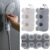 Movable Shower Head Holder Silicone Bathroom Hooks Suction Cup Shower Wall Mount