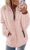 Nilimoph Womens Fleece Jumper Fluffy Pullover Teddy Fleece Sweatshirts Casual Top Fuzzy 1/4 Zip Up Long Sleeve Stand Collar Cozy Coat Tops with Pockets