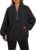 Famulily Women Half Zip Long Sleeve Pullover Sweatshirts Solid Relaxed Fit Winter Fleece Hoodies with Pocket S-XL