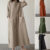 UK Womens Winter Long Sleeve Casual Loose Sweatshirt Slit Dress Kaftan Dresses*