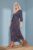 Seasalt Women’s Dress – navy Dancers Wrap Effect Jersey Midi Dress – Petite – Fl