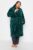 Yours Curve Women Plus Size Waffle Fleece Hooded Dressing Gown