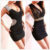 UK Sexy Women Sequin Pearl Beaded Shoulder Party Evening Club Mini Bodycon Dress