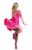 Salsa Dress Costume Pink Latin Dress Ladies Size M