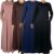 Womens Plain Abaya Black with Pockets New Burkha  Jilbab Long Jersey Maxi Dress