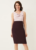 Phase Eight Tandi Contrast Bodice Pencil Dress Plum Purple UK 14 RRP £140