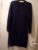 KNITTED DRESS BY ESMARA SIZE 14/16 NAVY BLUE WITH BELT NWOT