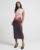 River Island Womens Pink Bodycon Mesh Midi Dress 10 Petite