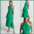 REISS Evvie Occasion Party Wedding NEW Midi Dress Green