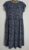 Ladies Brakeburn Dress Navy Floral Cotton Stretch Jersey Pockets Womens