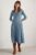 Seasalt Women’s Dress – blue Ava Jersey V-Neck Dress – Regular – Ditsy Sketch En