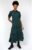 Little Mistress Womens Green Midaxi Dress