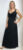 Bravissimo / Pepperberry Maxi Long Cross Over Neck Jersey Semi Fit BLACK