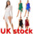 UK Women Lace Leotard Dress One Shoulder Patchwork Lyrical Dance Dress Dancewear