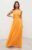 Lipsy Womens Orange Maxi Dress