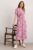 Seasalt Women’s – pink Chapelle Jersey Dress (GOTS) – Regular – Pattern Flower C