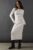 Warehouse Ivory Knitted Dress Womens Casual Dresses