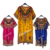 New Womens 100% COTTON Long Kaftan Dress Summer Dashiki African Print One Size