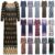 New Ladies Women Long Sleeve Summer Holiday Maxi Dress UK Size 8-22