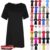 Womens Ladies Short Sleeve Oversized Round Neck Baggy Long Tunic T Shirt Dress