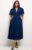 Nobody’s Child Womens Blue Midi Dress