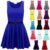 WOMENS LADIES SKATER DRESS SLEEVELESS TAILORED BELTED DRESSES SHORT PARTY SEXY