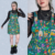 RUN AND FLY Pinafore Dress Fairytales Print Dungaree Dress 8-26 Cute Alt Pattern