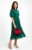 ASOS DESIGN Womens Green Midi Dress