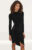 Lipsy Womens Black Midi Dress