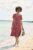 Seasalt Women’s Dress – red Lilian Tea Dress – Petite – Ceramic Floral Red Cabin