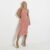 River Island Womens Bodycon Midi Dress Petite Pink Ruched Bodycon Fit Strapless