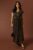 Oasis Womens Maxi Dress Gold Plisse Metallic V Neck Side Split Elegant