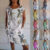 Ladies Summer Beach PRINTED Pockets Dresses Casual Short Sleeve Dress PLUS SIZES