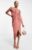 ASOS Design Womens Dusty Pink Midi Dress