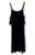 BIBA Black Strappy Layered Midi Dress Christmas Party Dress Size XL