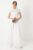 Coast Womens Long Sleeve Maxi Dress Ivory Lace High Neckline Flowing Skirt