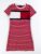 Tommy Hilfiger Women’s T Shirt Dress Red Stripes Stretch Jersey