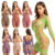 Women’s Sexy Fishnet Lingerie Underwear Babydoll Bodysuit Stretchy Mini Dress