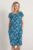 Seasalt Women’s Dress – teal River Cove Shift Dress – Regular – Seabed Raincloud