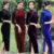 Women Lady Qipao Dress Faux Silk Chinese Traditional Cheongsam Satin Retro