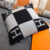 Cashmere Throw Pillow Wool Plaid Soft Warm Shawl Sofa Bedding Cushion Gift