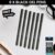 6 x Black Gel Pens Home School Office Ballpoint Stationery Best Quality Pens