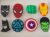 Pair of Custom Marvel Superhero drawer/door Handles/knobs Childrens Bedroom