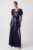 Coast Womens Maxi Dress Navy Floral Embroidered Short Sleeve Wedding