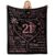 Wonderful New cozy  21st Birthday Blanket Gift, daughter, son, friend