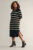 EVANS Curve Plus Size Striped Knitted Jumper Dress