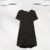 Ex Fat Face Women’s Short Sleeve Simone Jersey Dress in Black Mini Spot