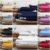 40CM FITTED SHEET 100% EGYPTIAN COTTON BED SHEETS SINGLE DOUBLE SUPER KING SIZE